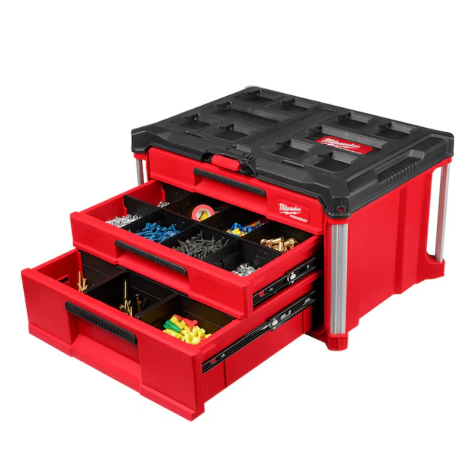 Milwaukee 48-22-8447 PACKOUT™ Multi-Depth 3-Drawer Tool Box