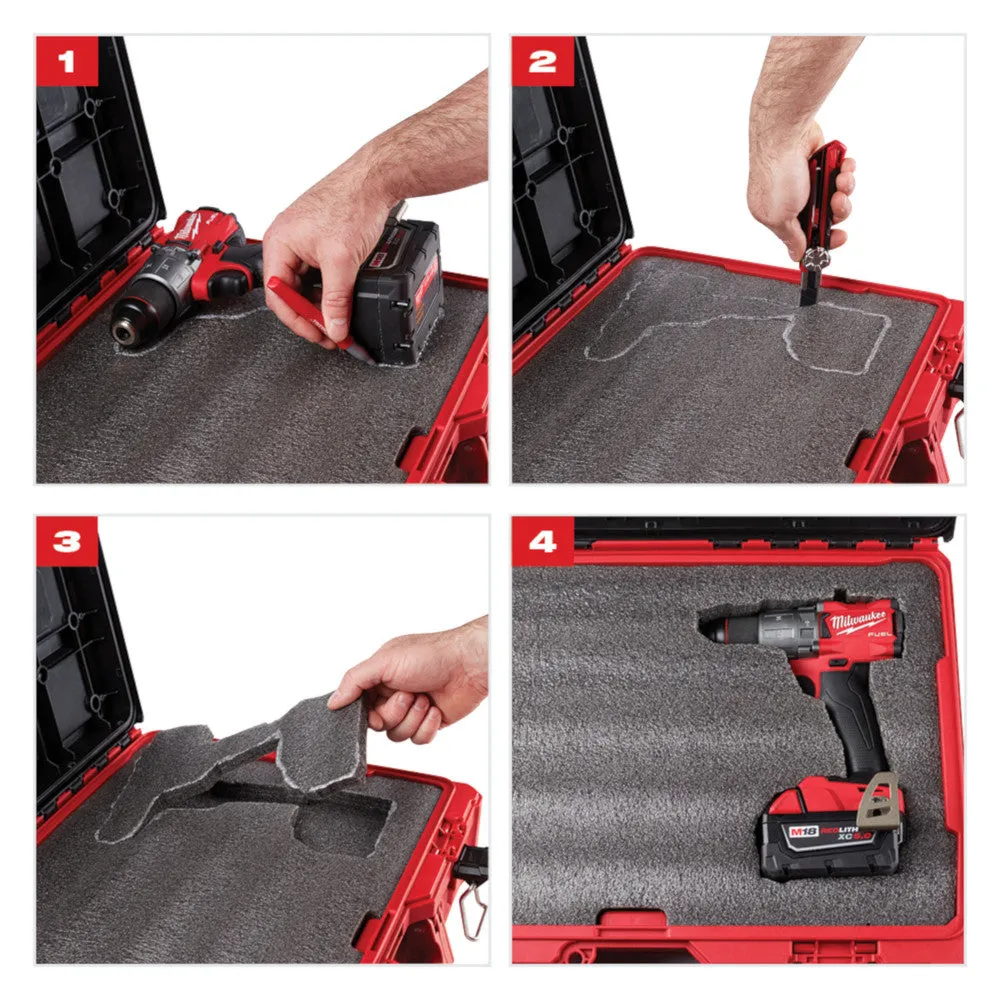 Milwaukee 48-22-8453 Low-Profile Customizable Foam for PACKOUT Drawer Tool Boxes