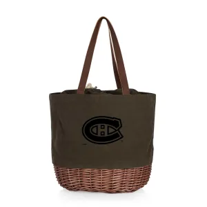 Montreal Canadiens - Coronado Canvas and Willow Basket Tote