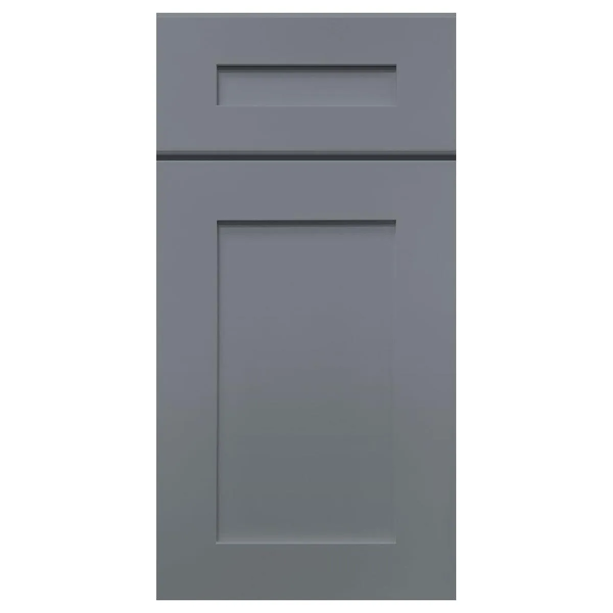 Mullion Diagonal Corner Wall Kitchen Cabinet DCMD2430 Colonial Gray LessCare 24 in. width 30 in. height 12 in. depth