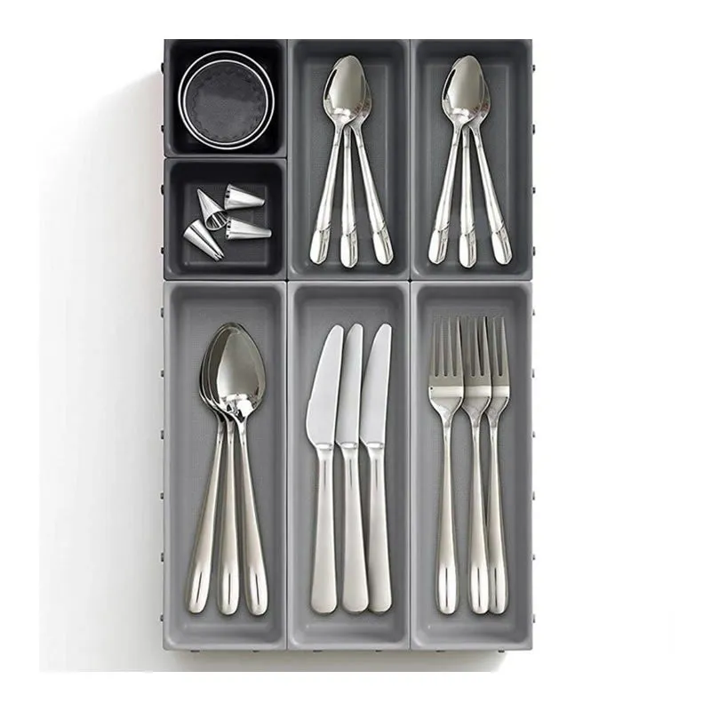 Multipurpose Multi Compartment Cutlery Drawer Organizer