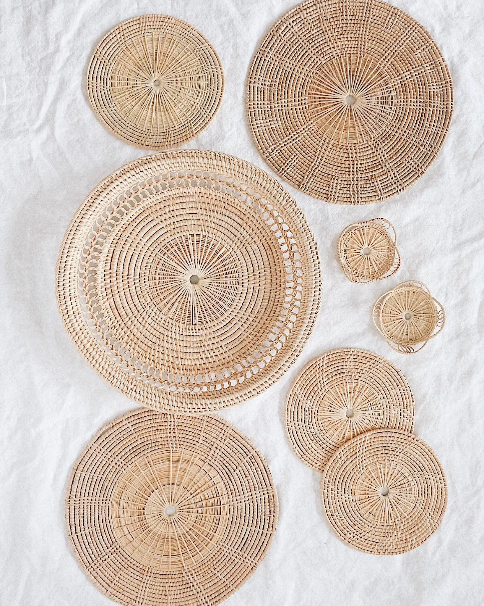 No.26 Basket Wall Hanging Set of 8