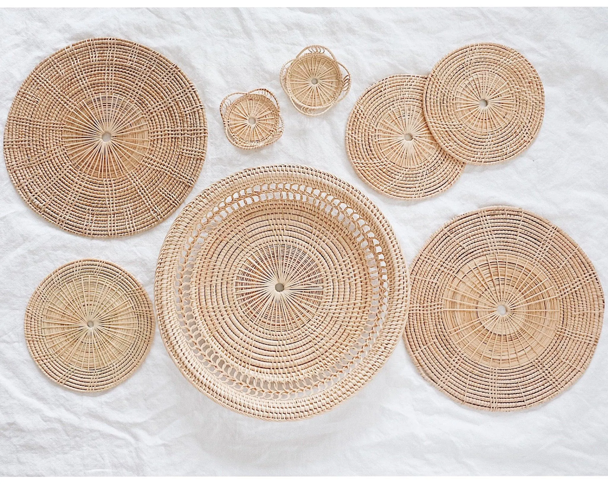 No.26 Basket Wall Hanging Set of 8