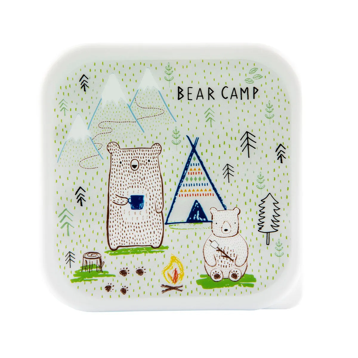 RJB Stone Bear Camp Lunch Box