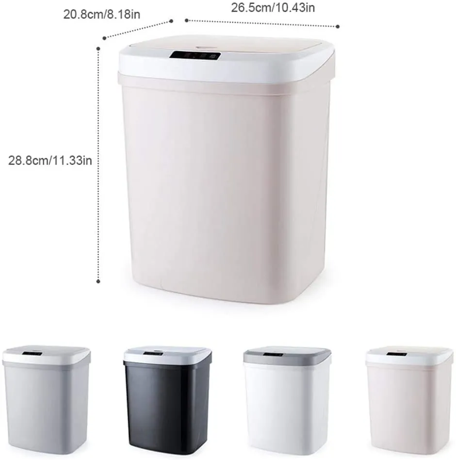 Rubbish Bin 15L Automatic Smart Auto Sensor Dustbin Trash Can