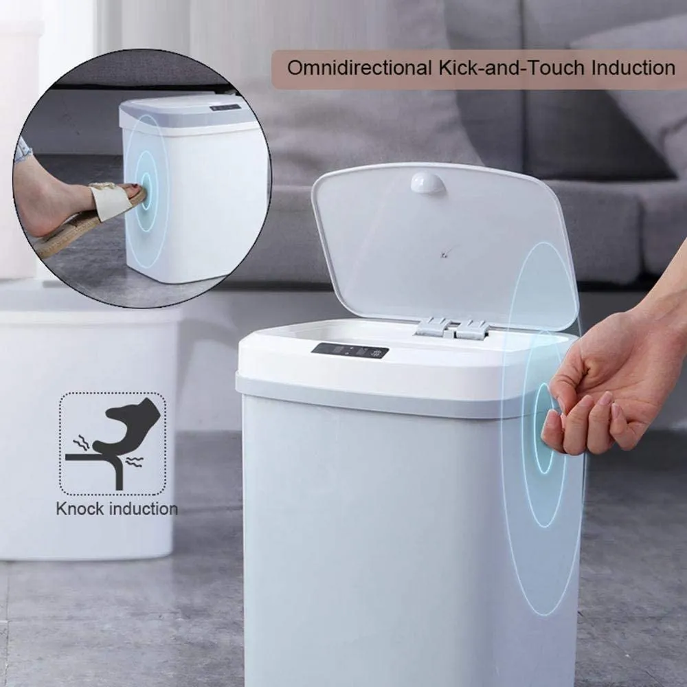 Rubbish Bin 15L Automatic Smart Auto Sensor Dustbin Trash Can