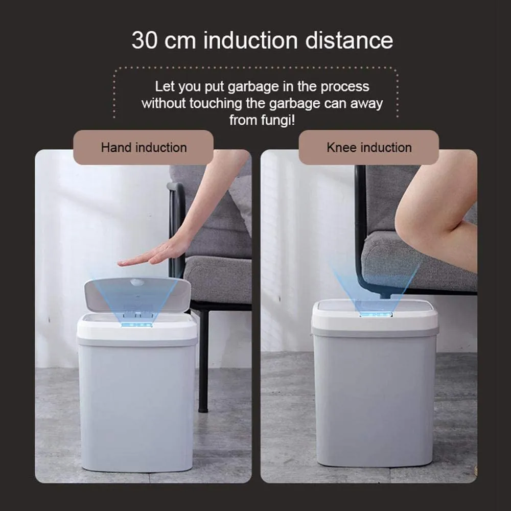 Rubbish Bin 15L Automatic Smart Auto Sensor Dustbin Trash Can