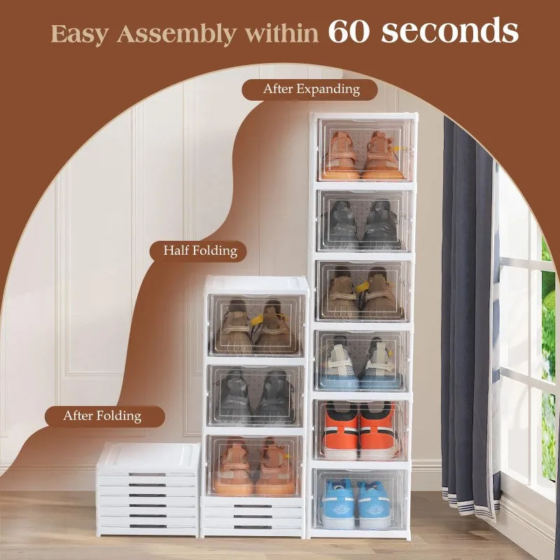 Shoes Box Rack Shoe Organizer Stackable Storage Drawer