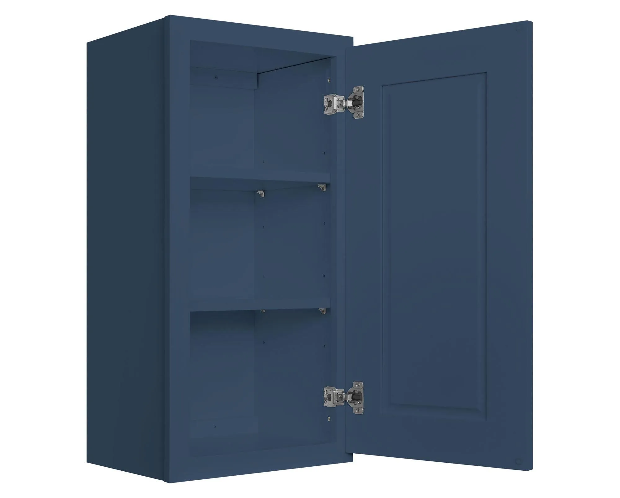 Square Corner Wall Blind Reversible Kitchen Cabinet SC2436 Danbury Blue LessCare 24 in. width 36 in. height 12 in. depth