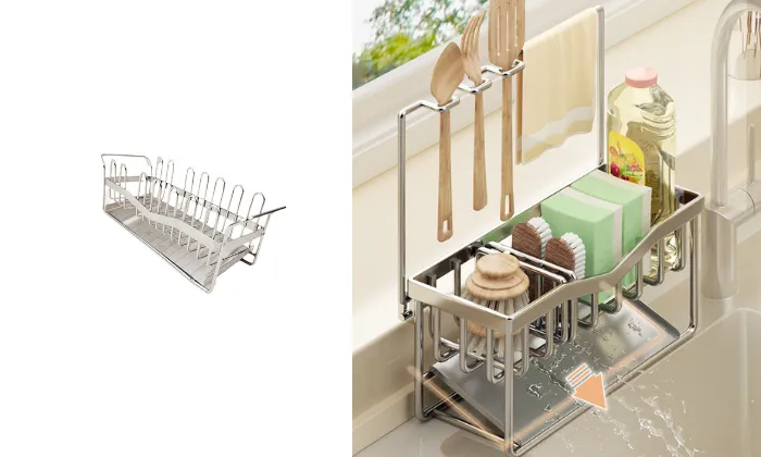 Stainless Steel Sponge Draining Rack