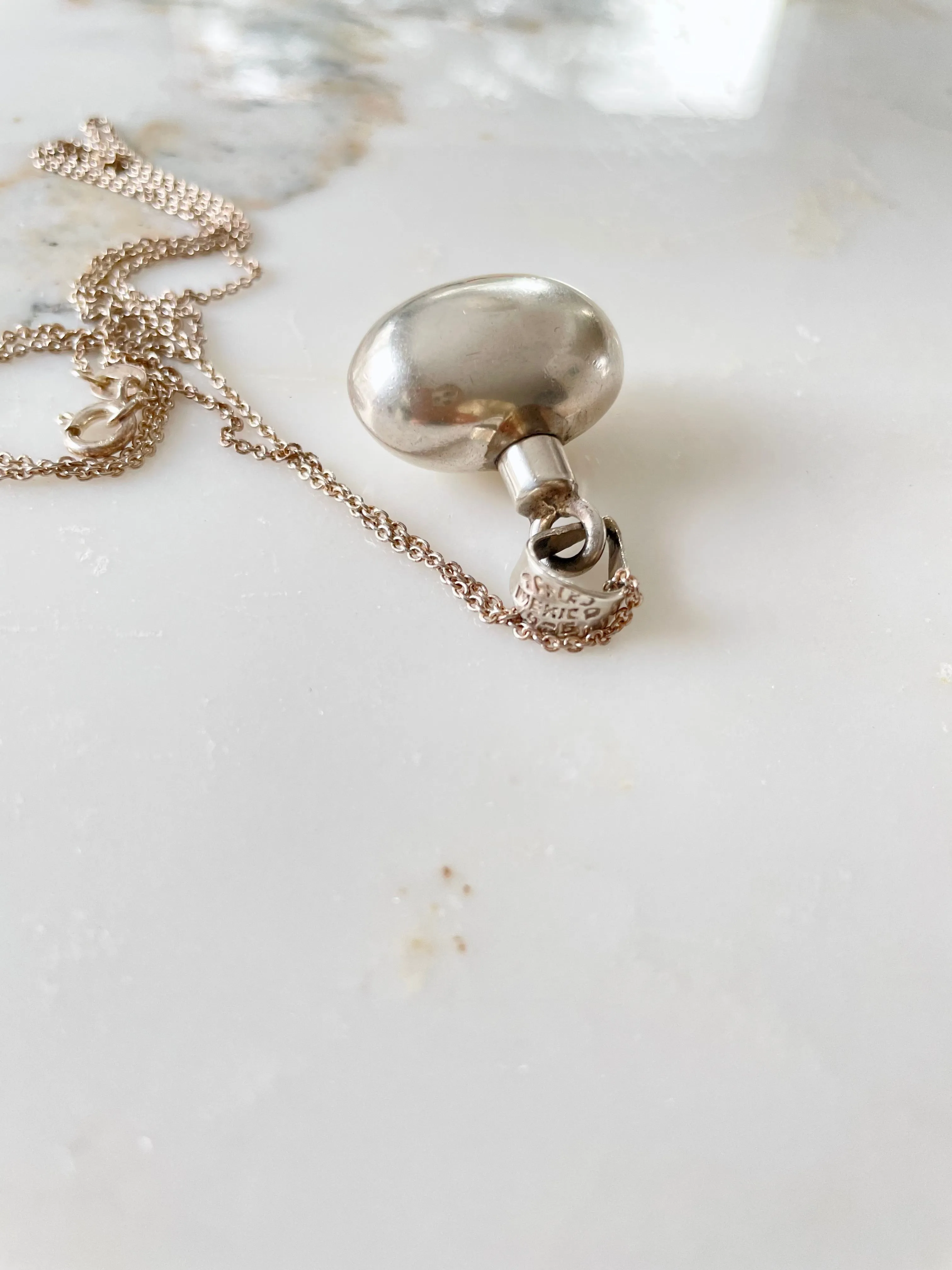 Sterling Silver Vinaigrette Necklace