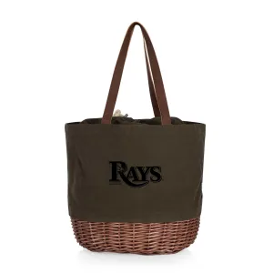 Tampa Bay Rays - Coronado Canvas and Willow Basket Tote