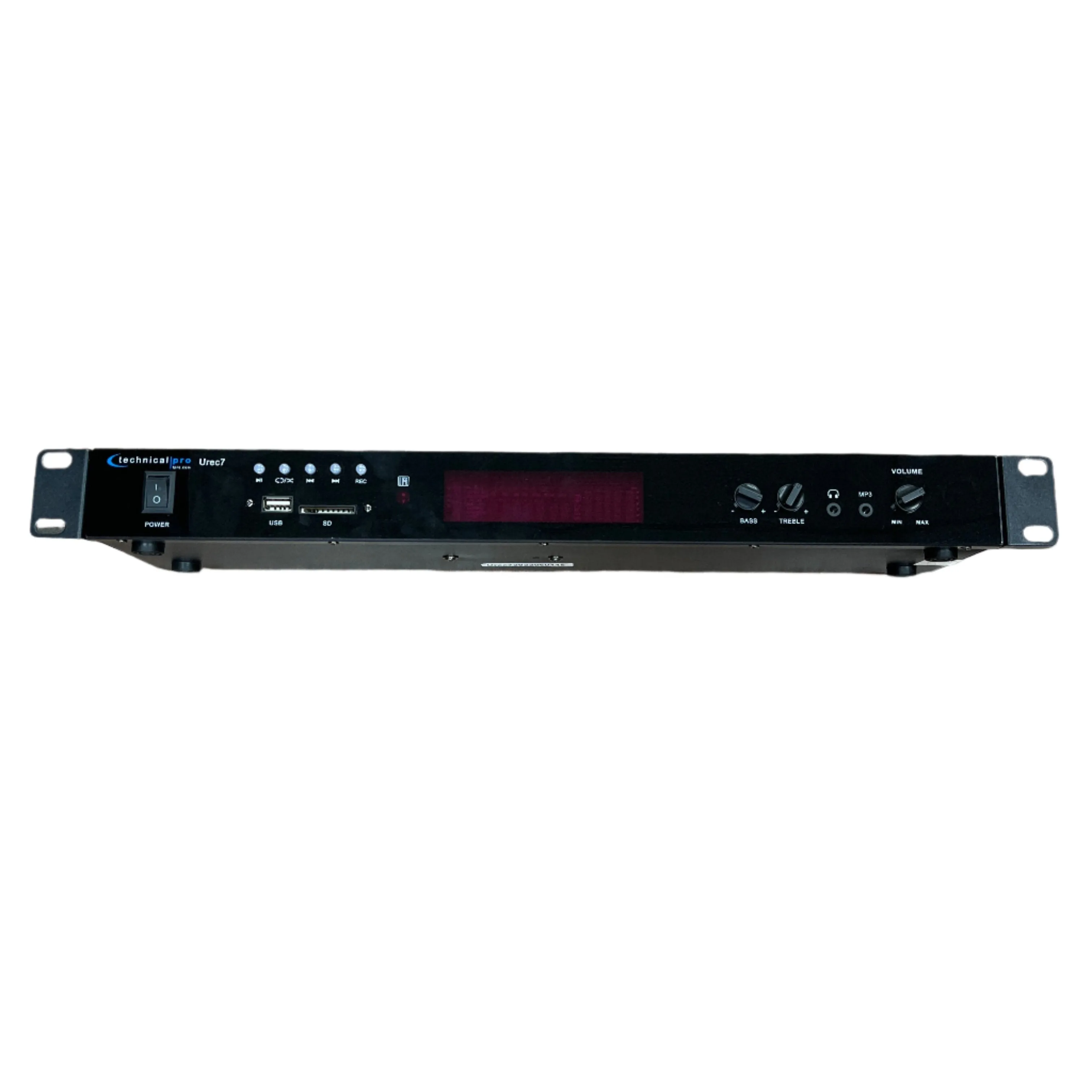 Technical Pro UREC7 Recording Deck - USB Audio Interface with Rack-Mountable Design