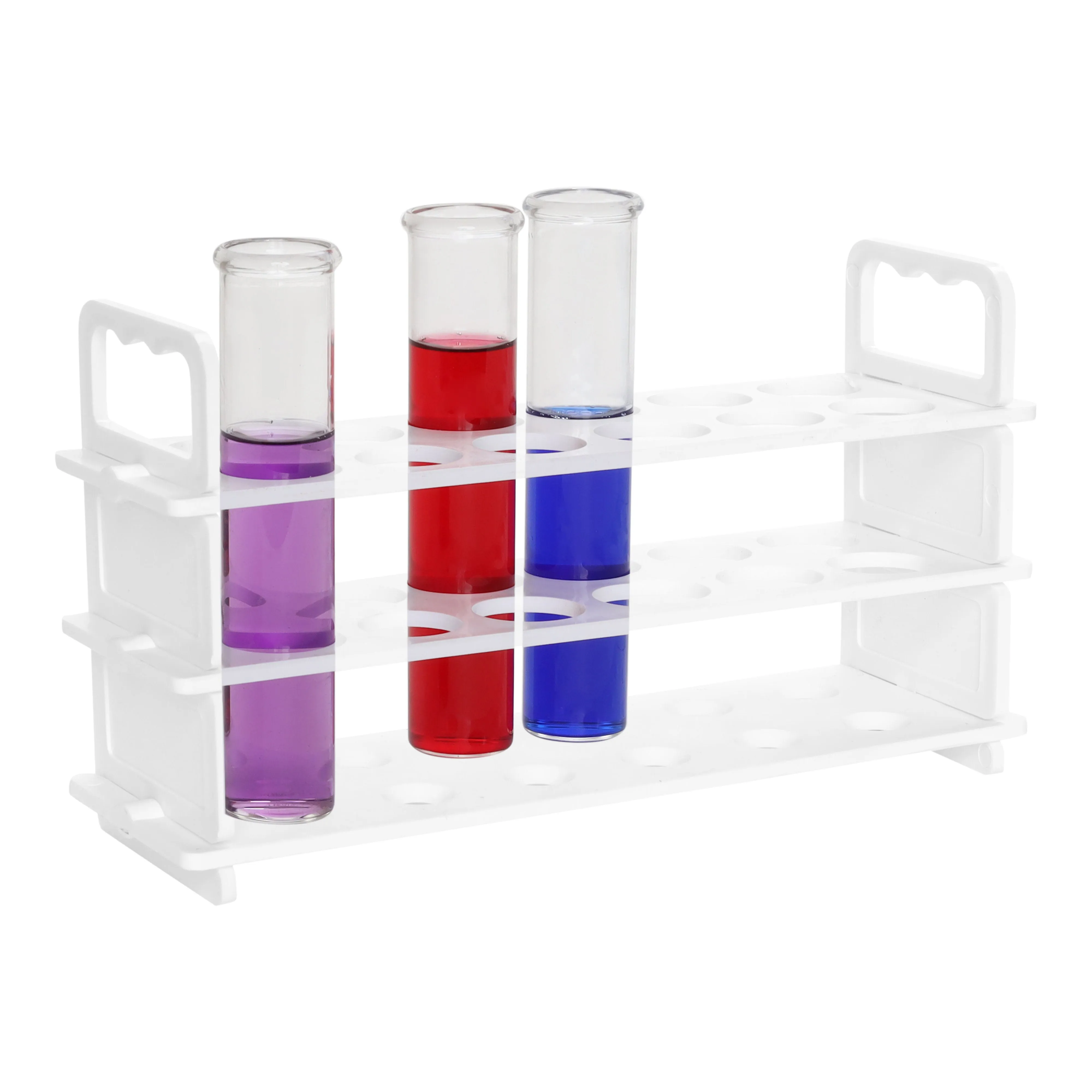 Test Tube Stand, Polypropylene, Size 22mm - 12 Tube Capacity