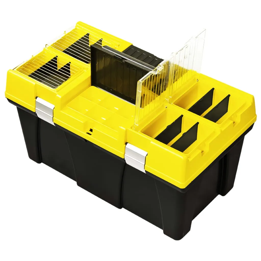 Tool Box Plastic 595x337x316 mm Yellow