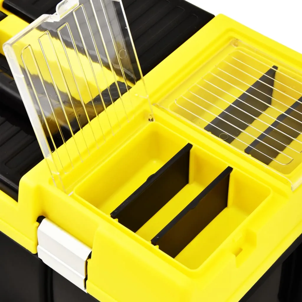 Tool Box Plastic 595x337x316 mm Yellow