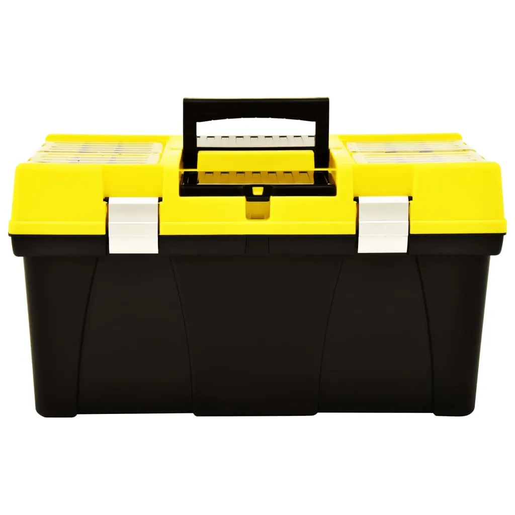 Tool Box Plastic 595x337x316 mm Yellow