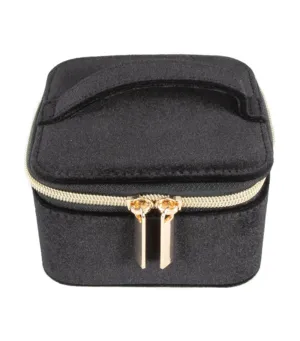 Vera Travel Jewelry Case with Pouch Black