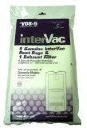 Vroom Garage Vac Replacement Bags Y08-5 InterVac