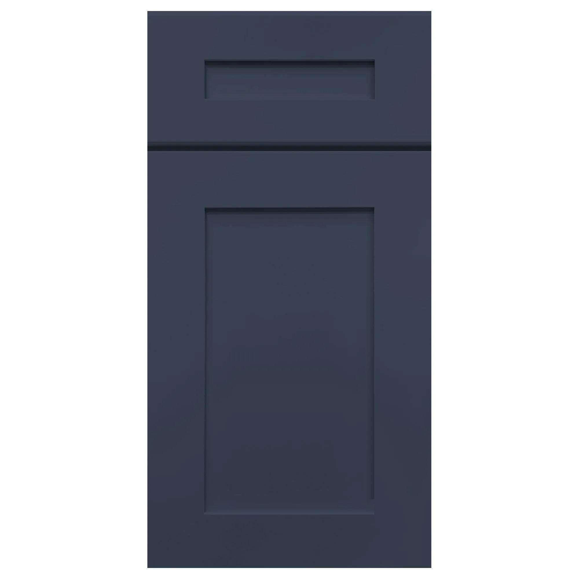 Wall End Kitchen Cabinet WEC1236 Danbury Blue LessCare 12 in. width 36 in. height 12 in. depth