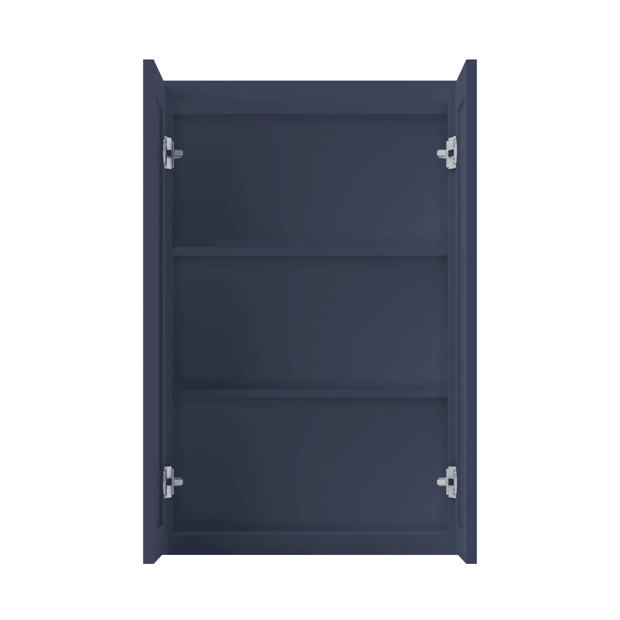 Wall Kitchen Cabinet W2436 Danbury Blue LessCare 24 in. width 36 in. height 12 in. depth