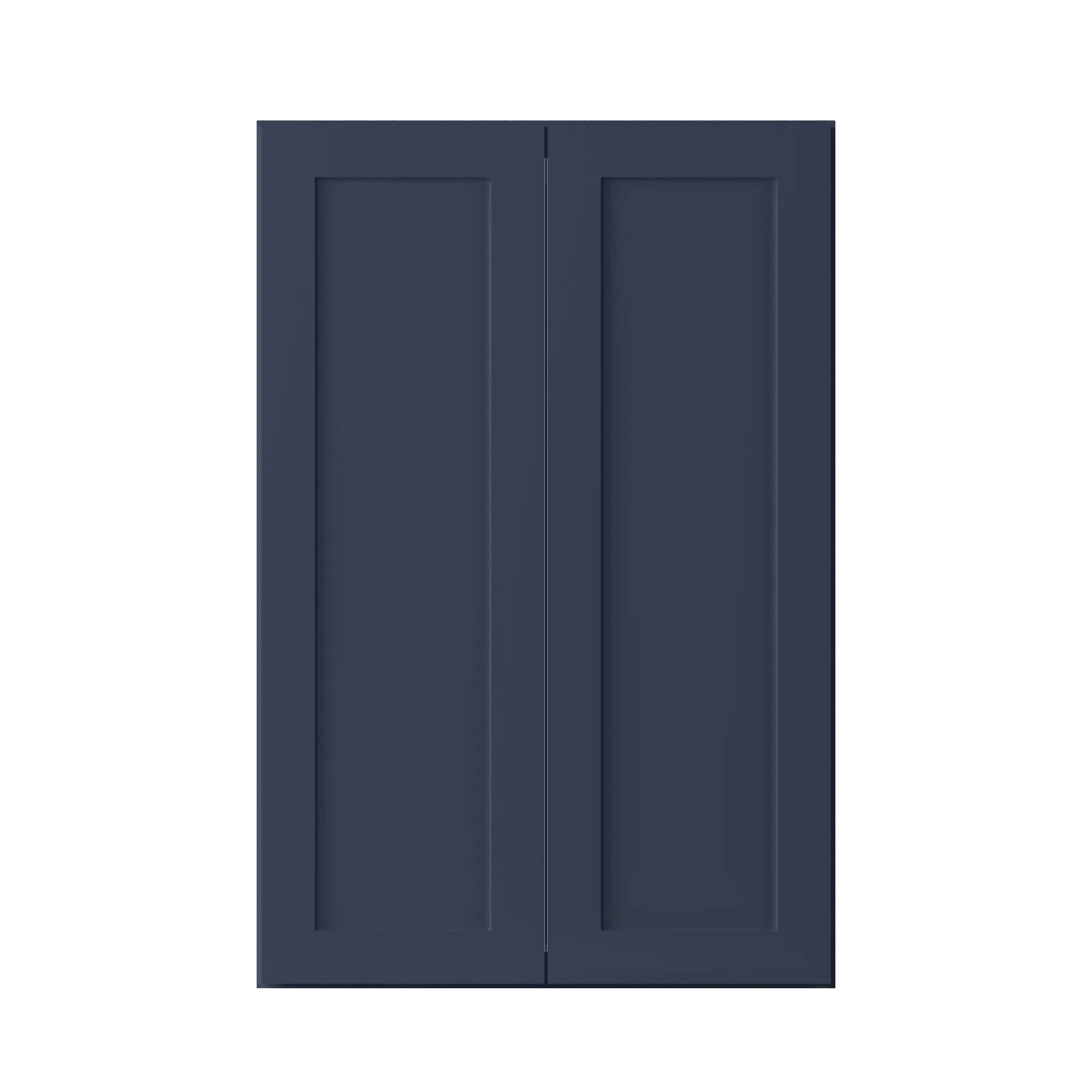 Wall Kitchen Cabinet W2436 Danbury Blue LessCare 24 in. width 36 in. height 12 in. depth