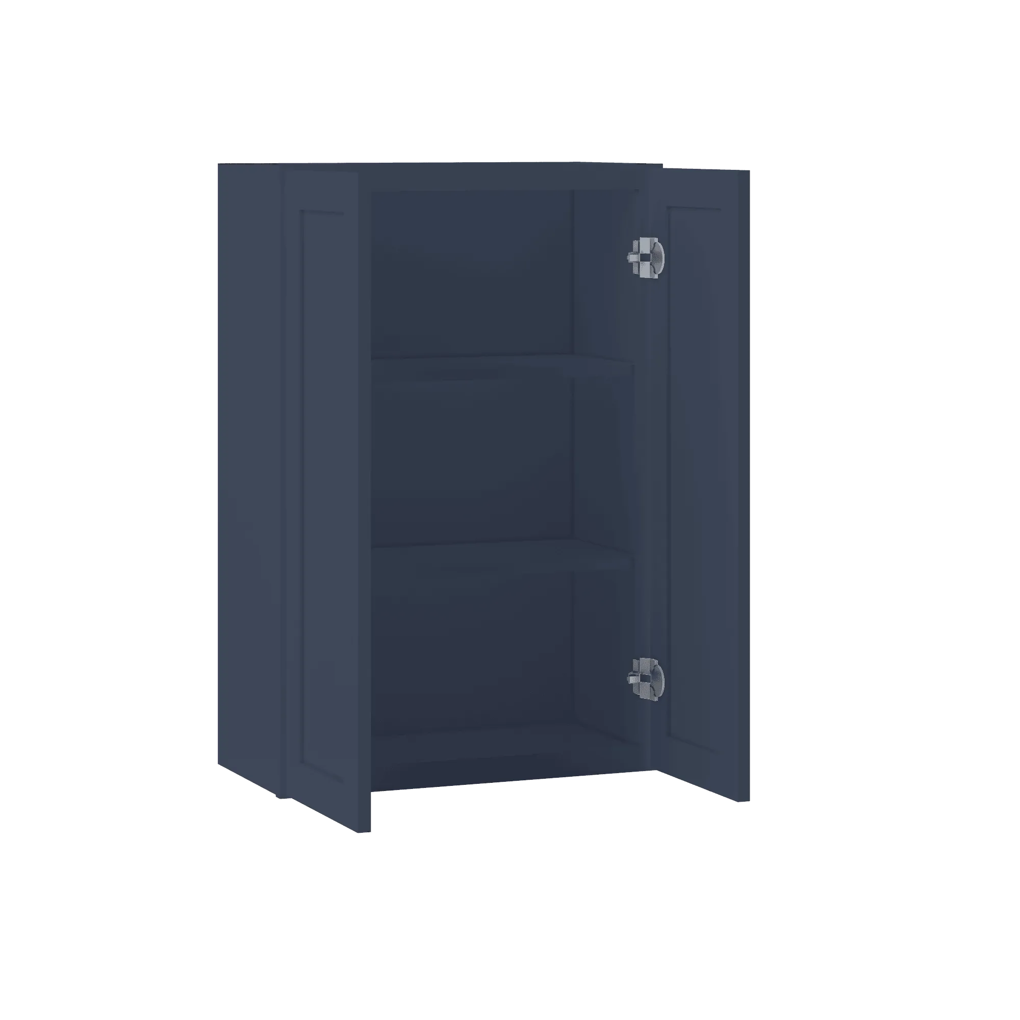 Wall Kitchen Cabinet W2436 Danbury Blue LessCare 24 in. width 36 in. height 12 in. depth