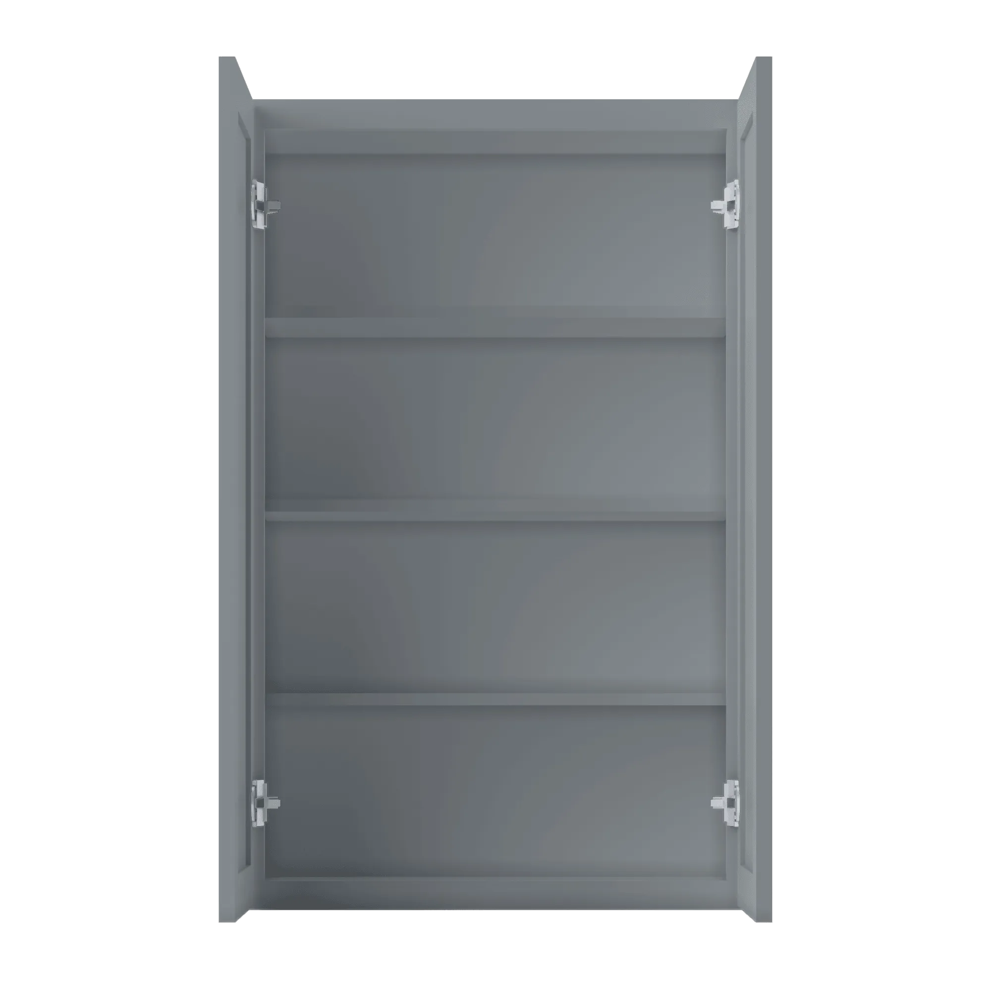 Wall Kitchen Cabinet W2742 Colonial Gray LessCare 27 in. width 42 in. height 12 in. depth