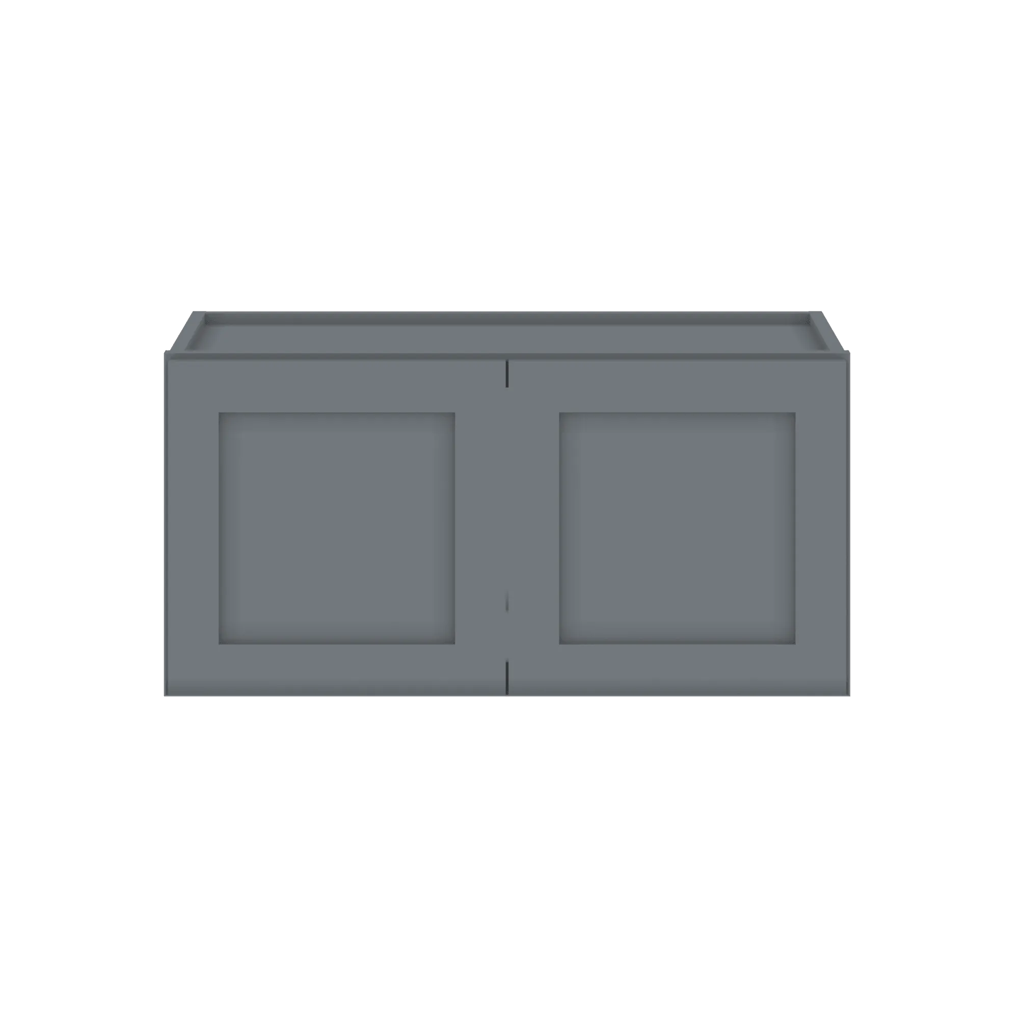 Wall Kitchen Cabinet W3015 Colonial Gray LessCare 30 in. width 15 in. height 12 in. depth