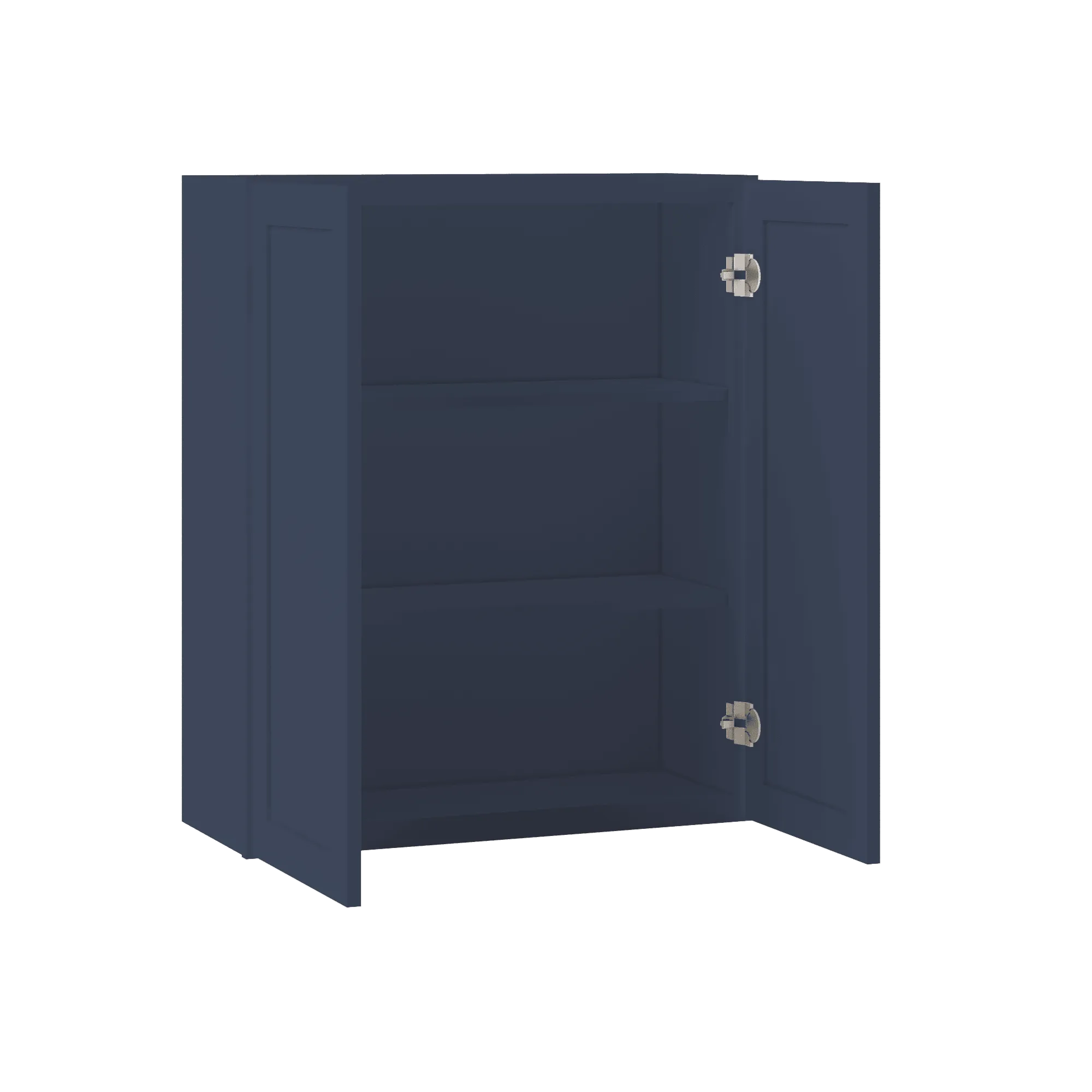 Wall Kitchen Cabinet W3036 Danbury Blue LessCare 30 in. width 36 in. height 12 in. depth