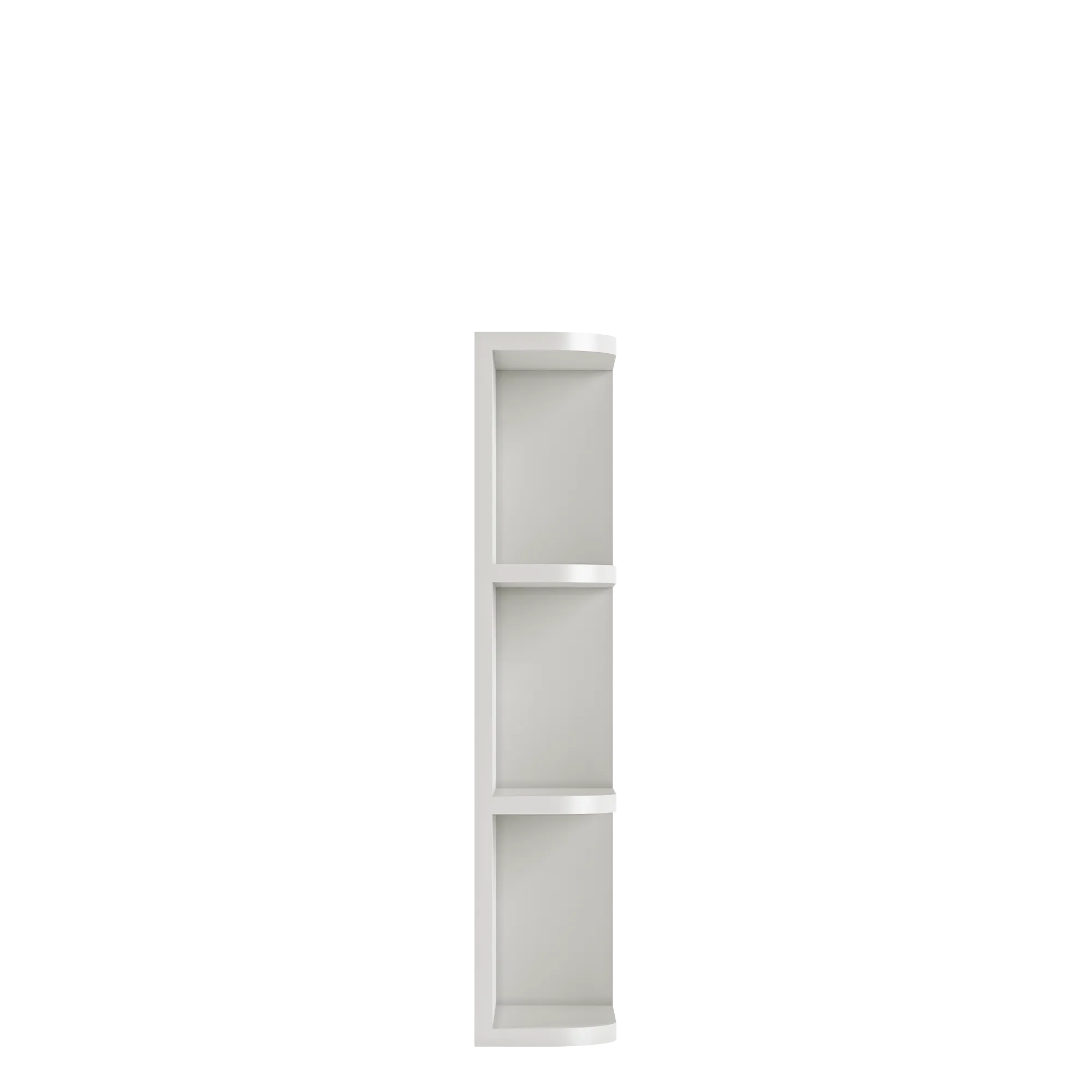 What-Not-Shelf Kitchen Cabinet WN630 Milan Pearl 6 in. width 30 in. height 12 in. depth