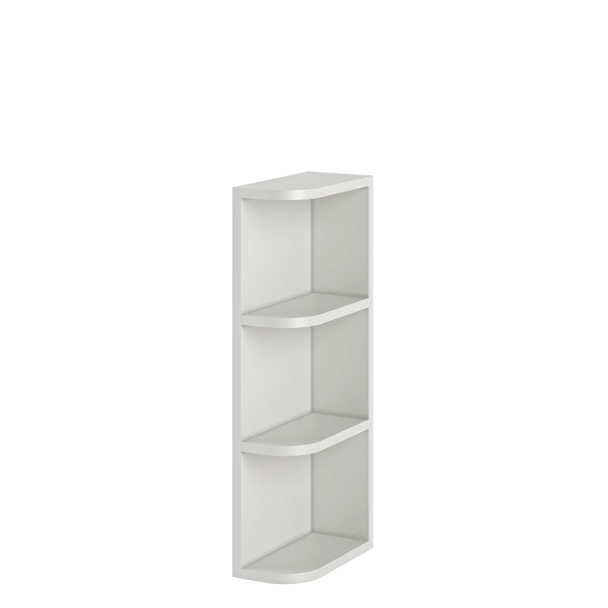 What-Not-Shelf Kitchen Cabinet WN630 Milan Pearl 6 in. width 30 in. height 12 in. depth