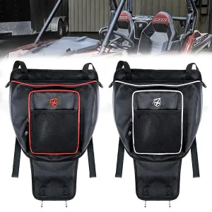 Xprite UTV Center Seat Storage Bag Polaris Razor/570/800/S 900/1000/XP/Turbo - Red / White