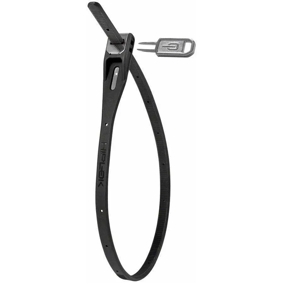 Z-Lok Security Tie Bike Lock Single: Black